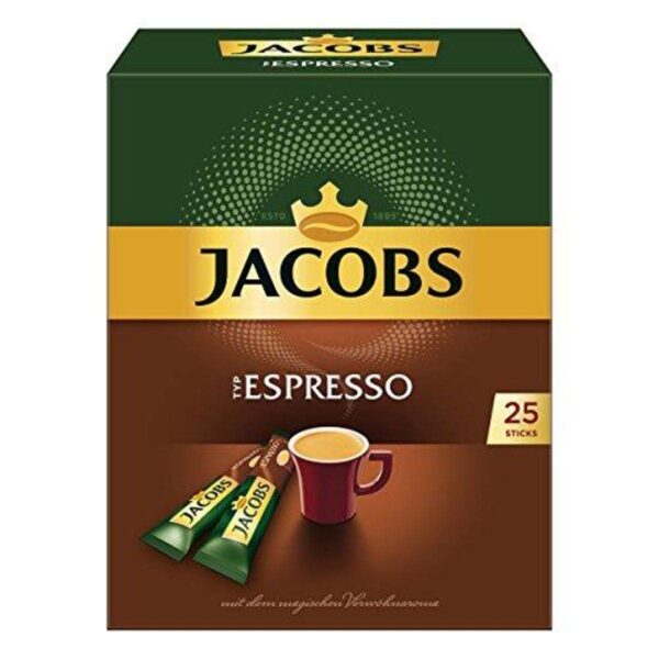Jacobs Typ Espresso Instant Sticks - 25 x 1,8g MHD:12.2025