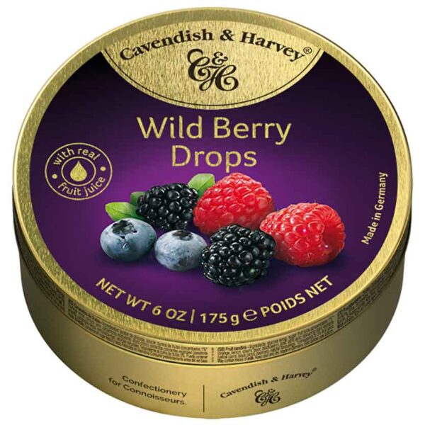 Cavendish & Harvey Wild Berry Drops 175g MHD: 30.06.2026