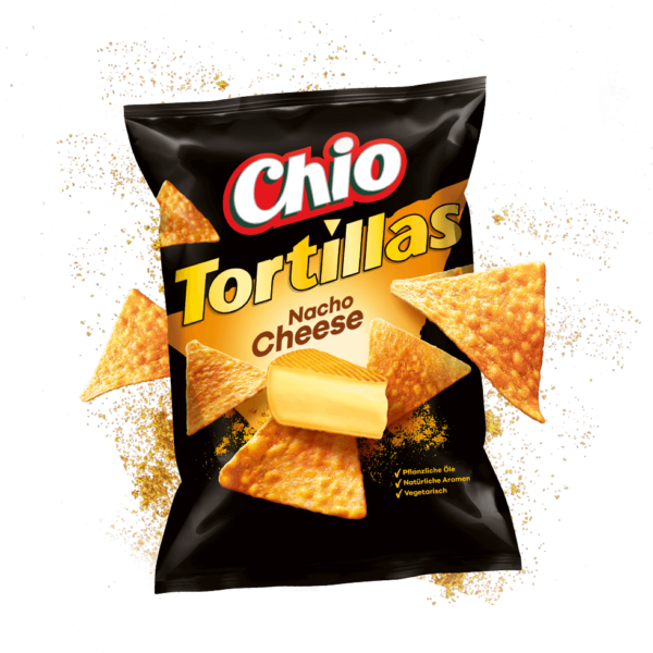 Chio Tortillas Nacho Cheese 110g MHD: 29.07.24
