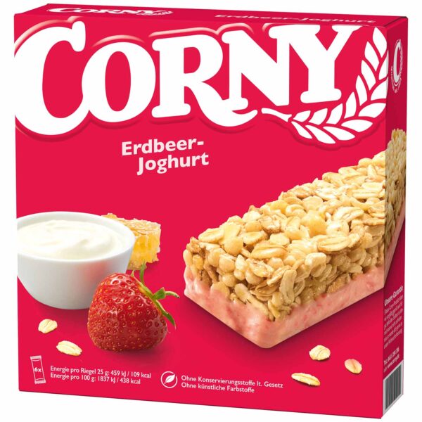 Corny Erdbeer-Joghurt 6x25g MHD: 09.11.2024