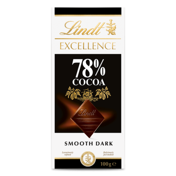 Lindt Excellence 78% 100 g MHD: 01.2025