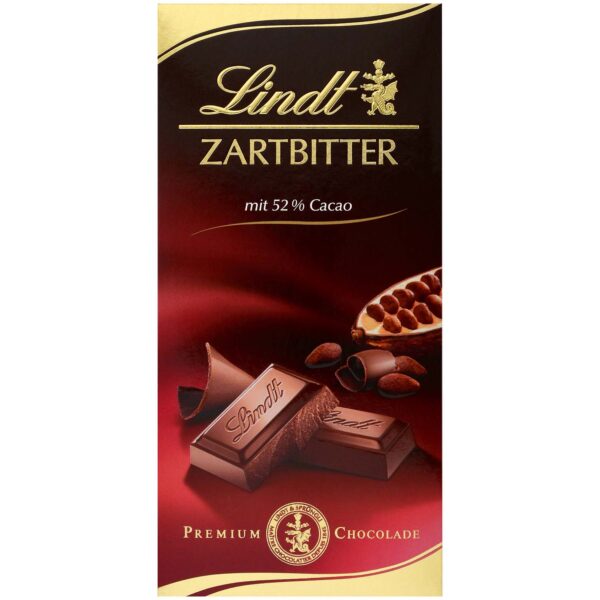 Lindt Zartbitter Tafel 100g MHD: 10.2024