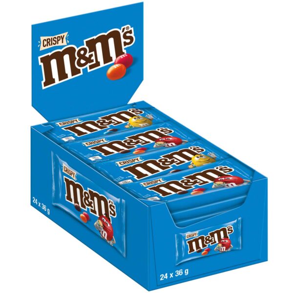 M&M'S Crispy 24×36g MHD: 23.02.2025