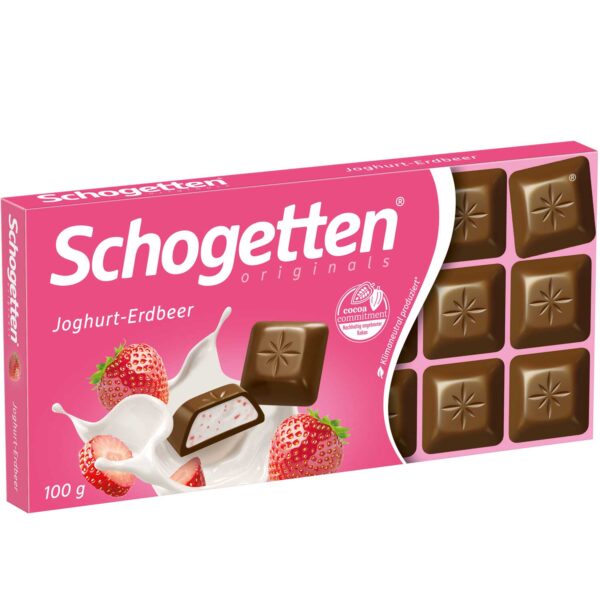 Schogetten Joghurt-Erdbeer - 100g MHD: 30.06.24