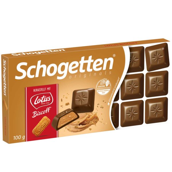 Schogetten Lotus Biscoff 100g MHD: 29.02.24