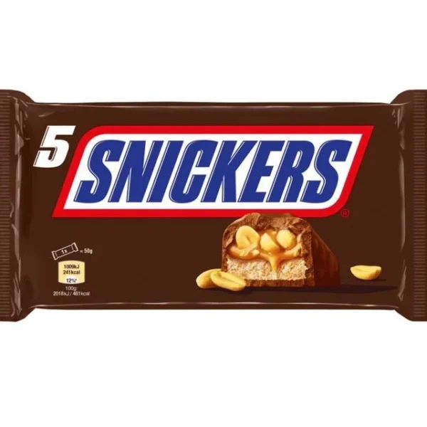 Snickers 5x50g MHD: 26.01.2025