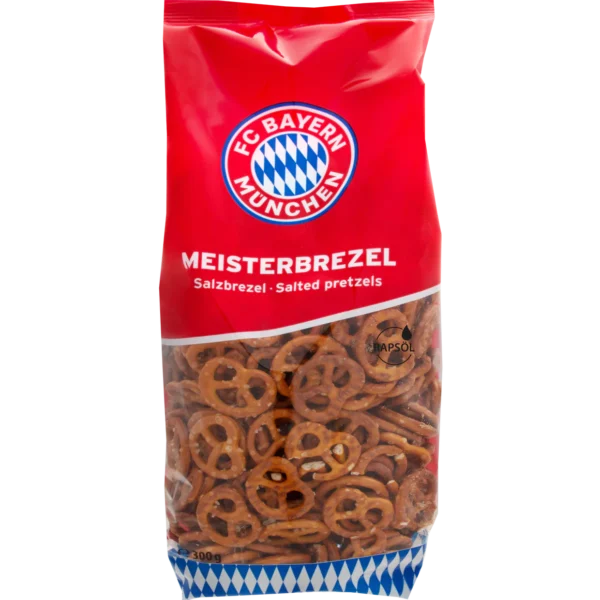 FC Bayern München Mini Brezel Salzbrezel - Laugengebäck 300g MHD: 03.10.24