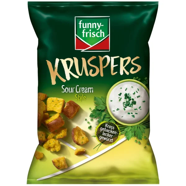 funny-frisch funny-frisch Kruspers Sour Cream Style 120g MHD: 22.07.2024
