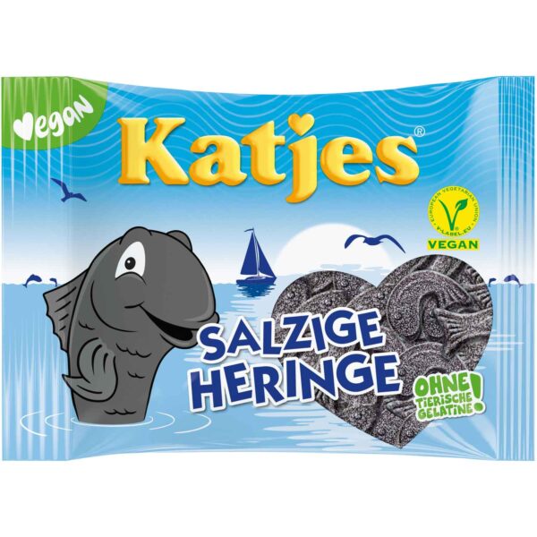 Katjes Salzige Heringe 175g MHD: 02.2025