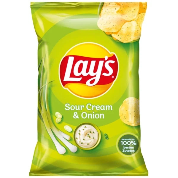 Lay's Sour Creme & Onion 150g MHD: 26.05.2024