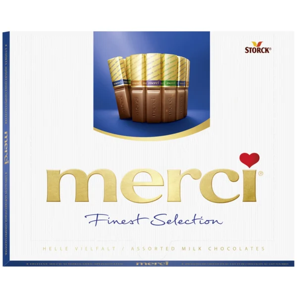 merci Finest Selection Helle Vielfalt 250g MHD: 01.01.2025