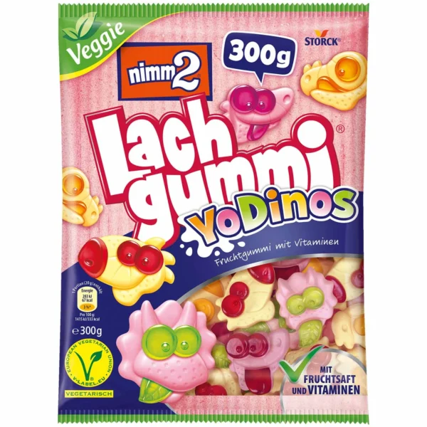 nimm2 Lachgummi YoDinos 300g MHD: 10.2024